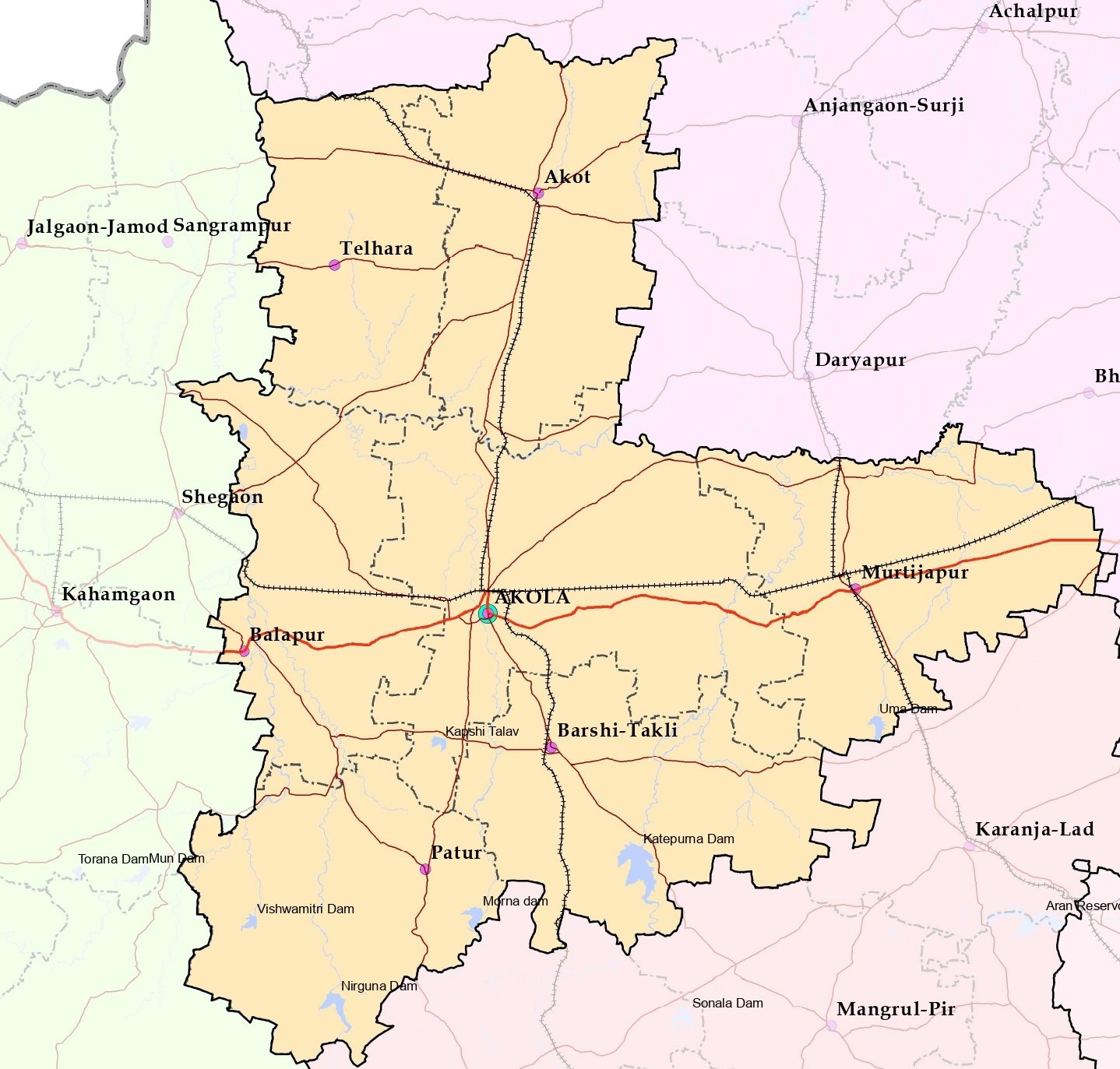 Maharashtra Map